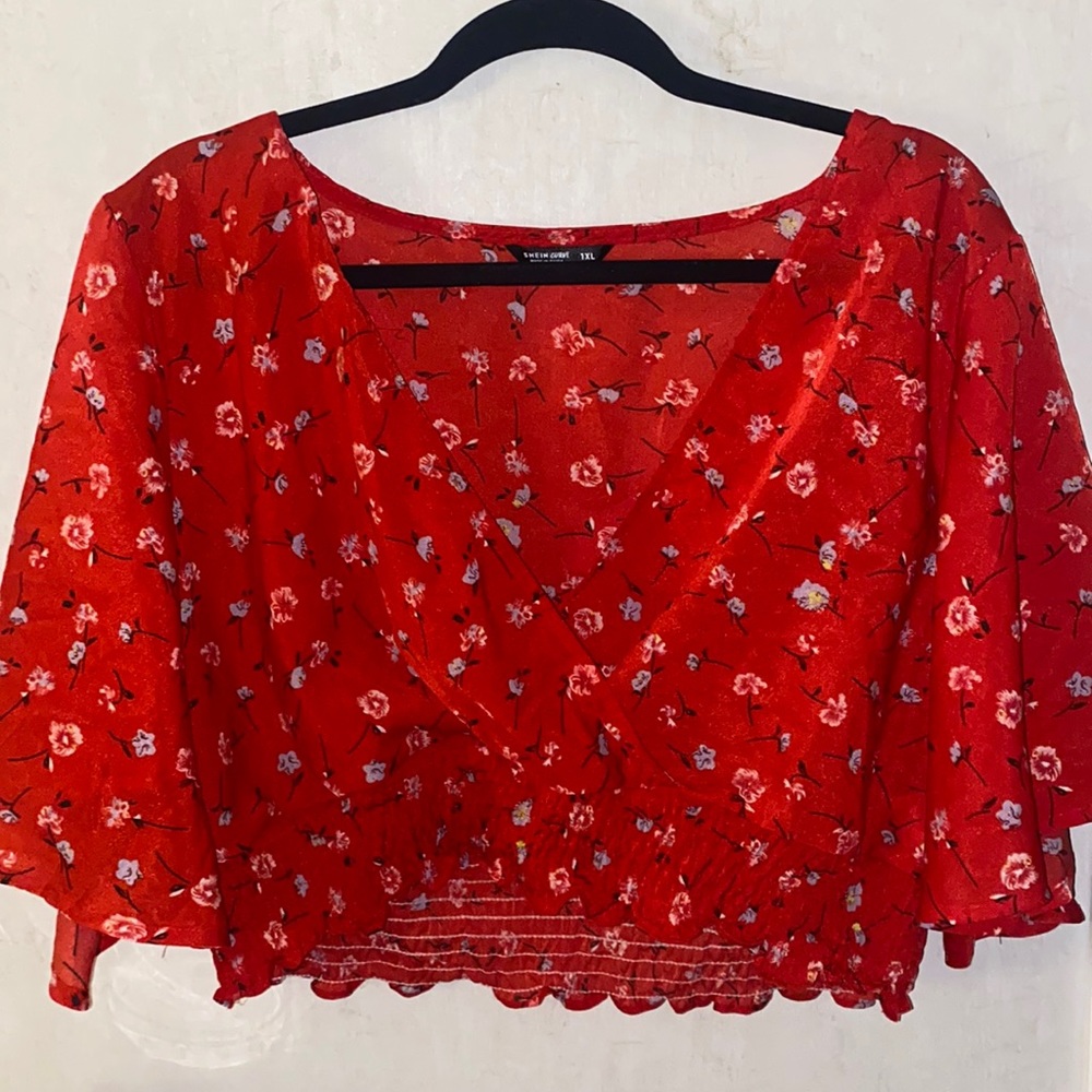 Very cute red set from SHEIN